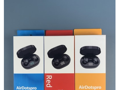 适用小米Redmi AirDotsPro蓝牙耳机真无线单带显示双耳塞户外降噪