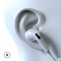 新款线控入耳式适用于苹果78X11手机有线降噪lightning耳机弹窗版