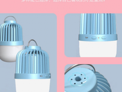 2021升级智能蓝牙音箱 户外野营防蚊小夜灯便携式氛围蓝牙音箱灯图2