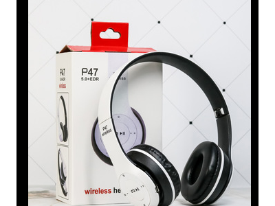 P47头戴式蓝牙耳机立体收音可插卡折叠音乐通话无线耳机 源头厂家