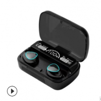 跨境新品M10无线蓝牙耳机 私模TWS耳机LED数显运动防水入耳式耳塞