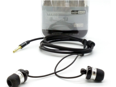 新款 HiFi金属重低音耳机 入耳式MP3手机电脑通用 带水晶盒