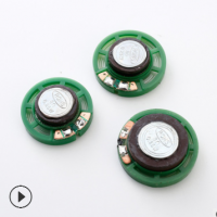 厂家批发29mm喇叭8欧0.25瓦外磁塑胶电子玩具小喇叭公仔扬声器