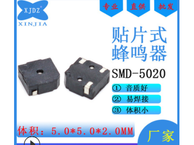 SMD5020无源蜂鸣器贴片式超小型电磁式5*5*2mm按摩器电动牙刷用