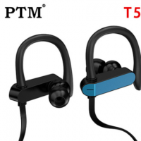 PTM T50运动耳机 挂耳式通用有线耳机 立体声手机耳塞 工厂批发