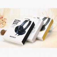 头戴式有线手机吃鸡通用连线带麦伸缩重低音礼品线控XB-450耳机