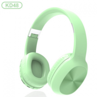 新款马卡龙KD-48磨砂运动真立体无线5.0头戴蓝牙耳机耳戴式全色系