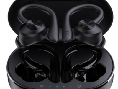 跨境热卖anc蓝牙耳机TWS挂耳式无线运动耳机新款私模工厂一件代发