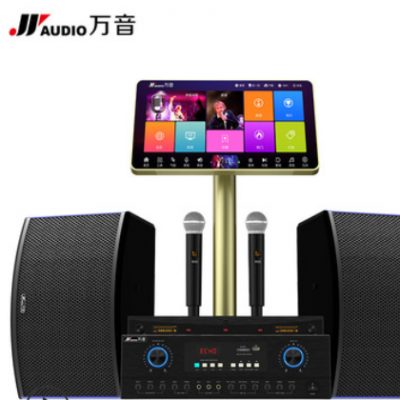 JY AUDIO/万音 K60家庭ktv音响套装点歌机触摸屏一体机卡拉ok音箱