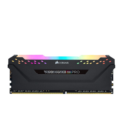 美商海盗船(USCORSAIR) DDR4台式机内存条 复仇者RGB PRO灯条 黑(D4 3200)复仇者 RGB灯条 单条8G