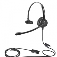 贝恩新品CS11QD转接耳机 单耳降噪话务耳麦 头戴式话务耳机