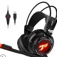 亚马逊Somic/硕美科g941头戴式包耳式游戏耳机7.1usb震动电脑耳麦