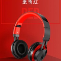 无线蓝牙耳机头戴式重低音手机电脑无线耳麦头戴式耳机工厂定制