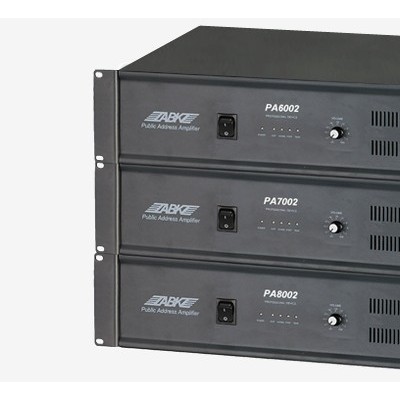 成都 ZABKZ 欧比克  PA6002 1000W 纯后级定压广播音箱功放设备销售维修