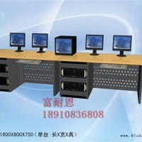 厂家直销 播音桌 演播桌 演播厅访谈桌 播音台 非编操作台厂家