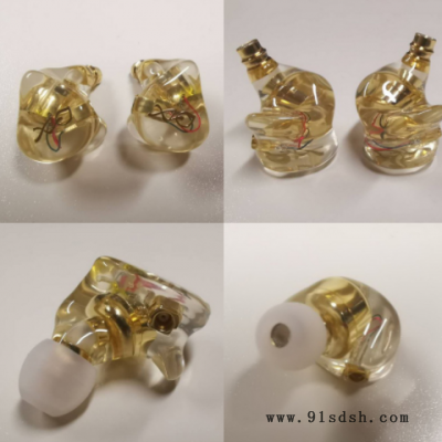 A1树脂耳机 入耳式有线耳塞 HIFI耳机 电竞游戏3米线直播监听耳机图3