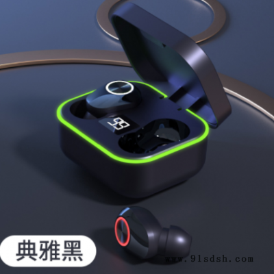 跨境爆款镜面数显私模M8无线双耳迷你触控华强北蓝牙耳机批发代发图2