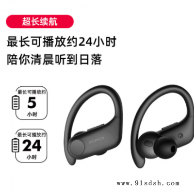 跨境5.0运动跑步健身tws无线耳机 挂耳式蓝牙耳机防掉弹窗定位图1