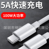 PD数据线60/100W c对c type-c to type-c转3A快充线双头5A公对公