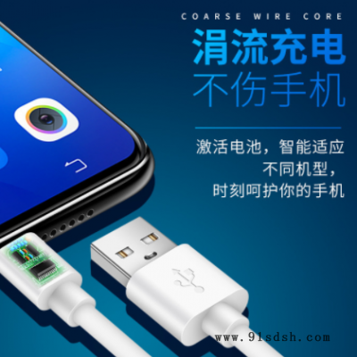 适用于苹果/华为/小米/Type-c数据线 iphone/安卓V8手机usb充电线图3