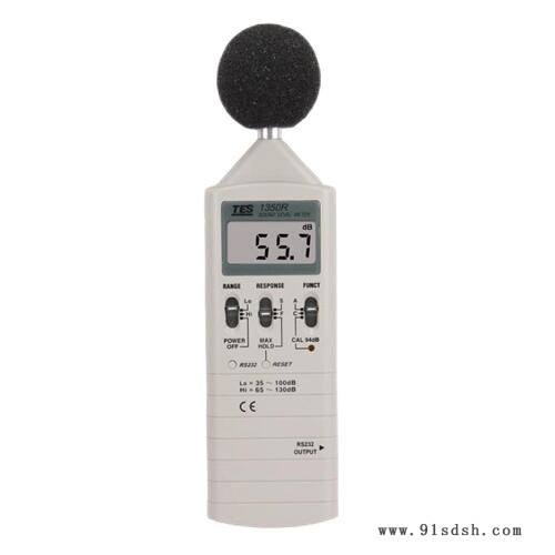 泰仕 TES-1350R数字式噪音计